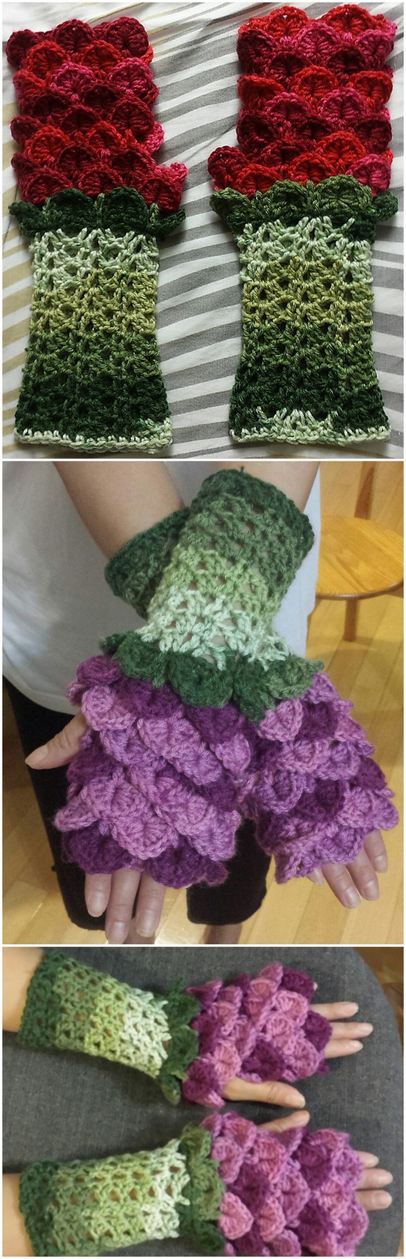 Crochet Gloves Pattern (11)