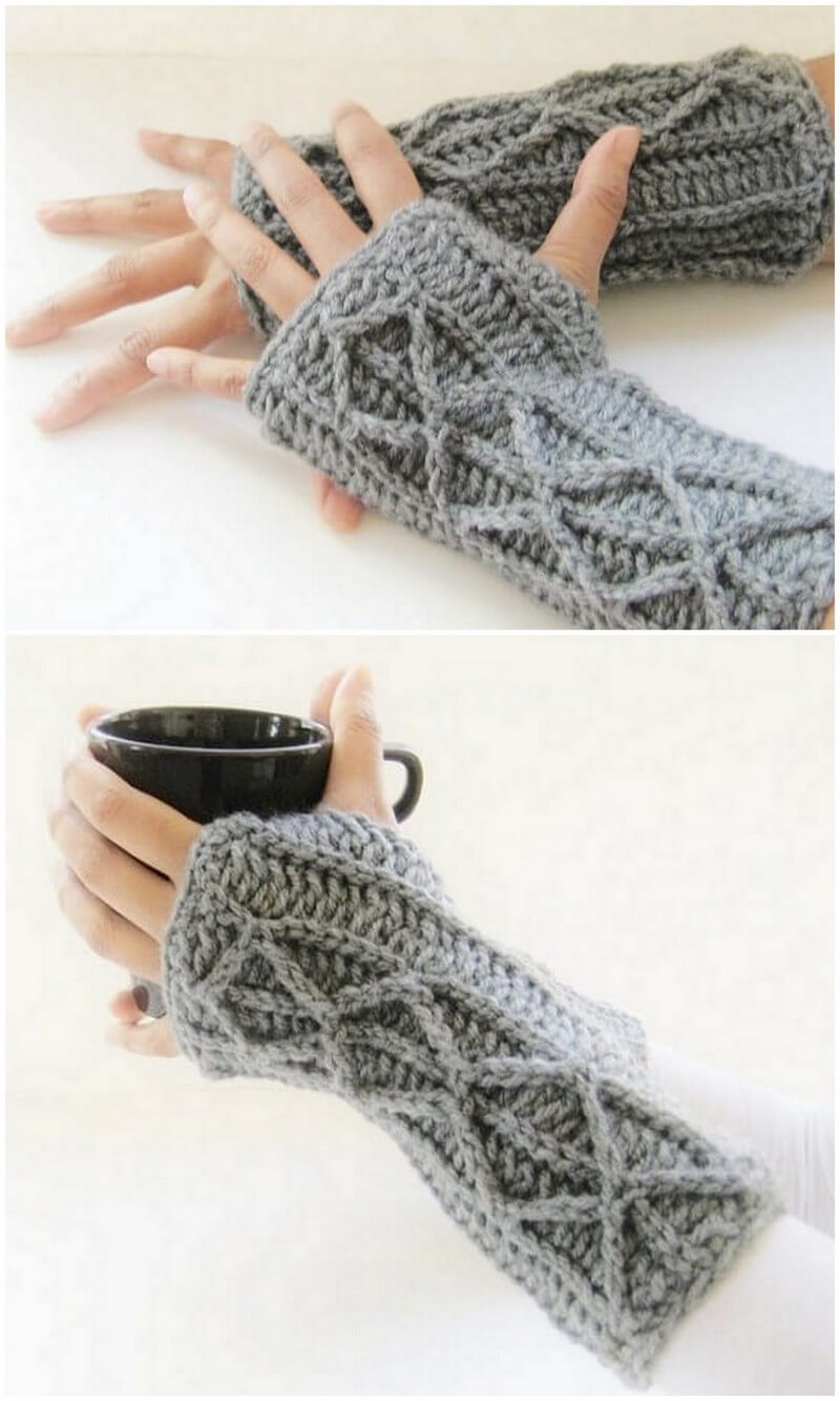 Crochet Gloves Pattern (3)