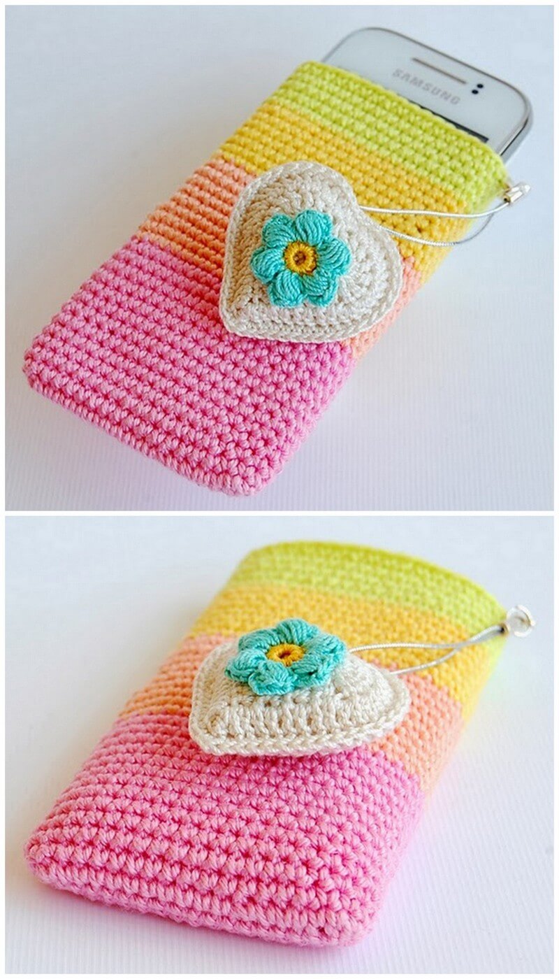 Crochet Mobile Cover Pattern (15)