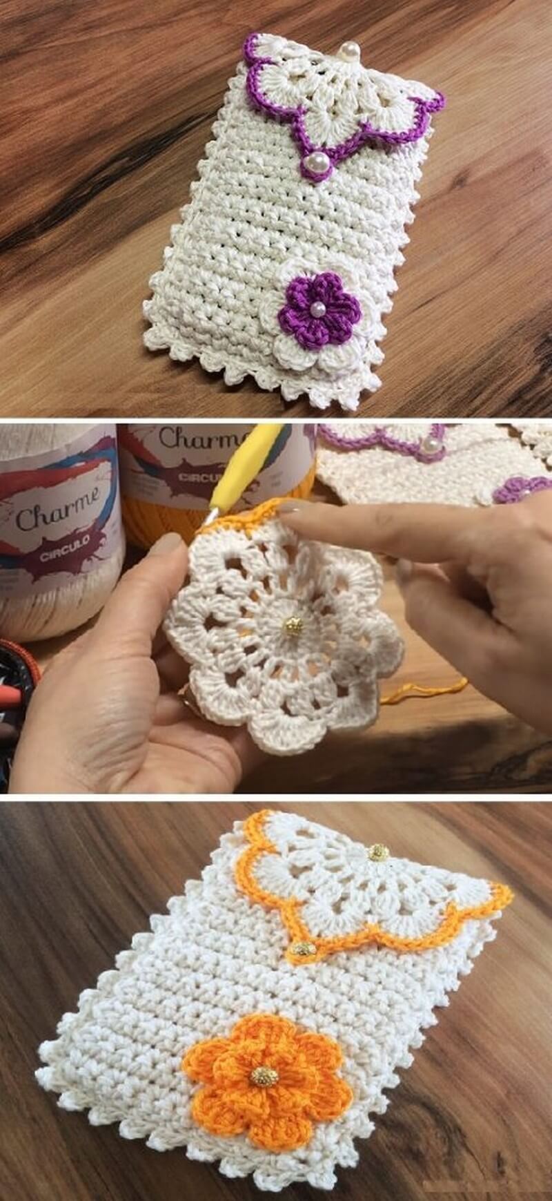 Crochet Mobile Cover Pattern (32)