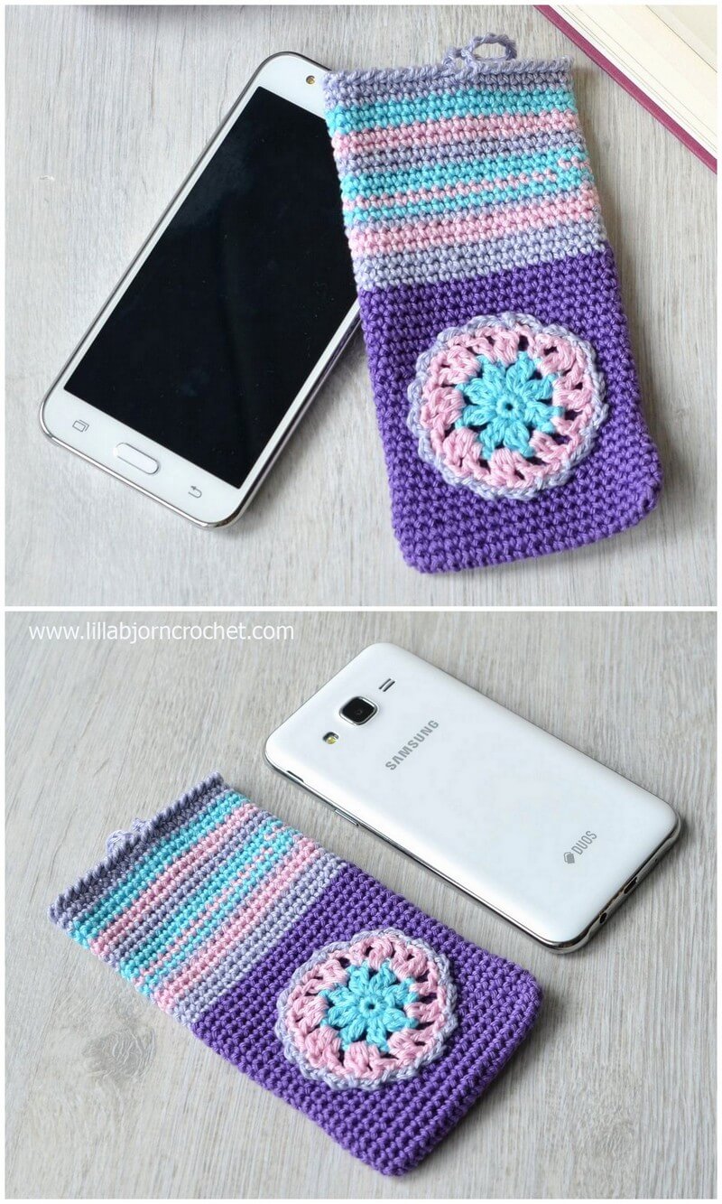Crochet Mobile Cover Pattern (46)