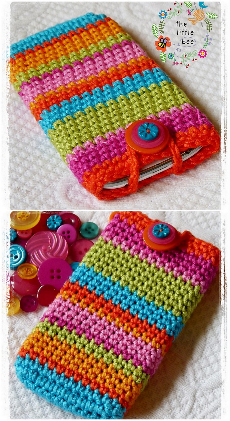 Crochet Mobile Cover Pattern (48)