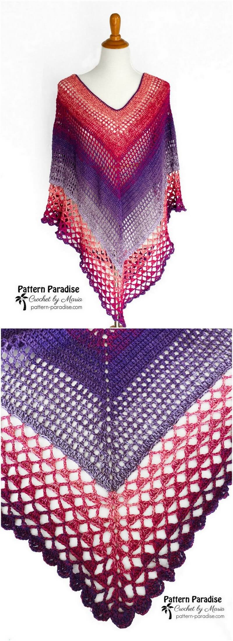 Crochet Poncho Pattern (36)