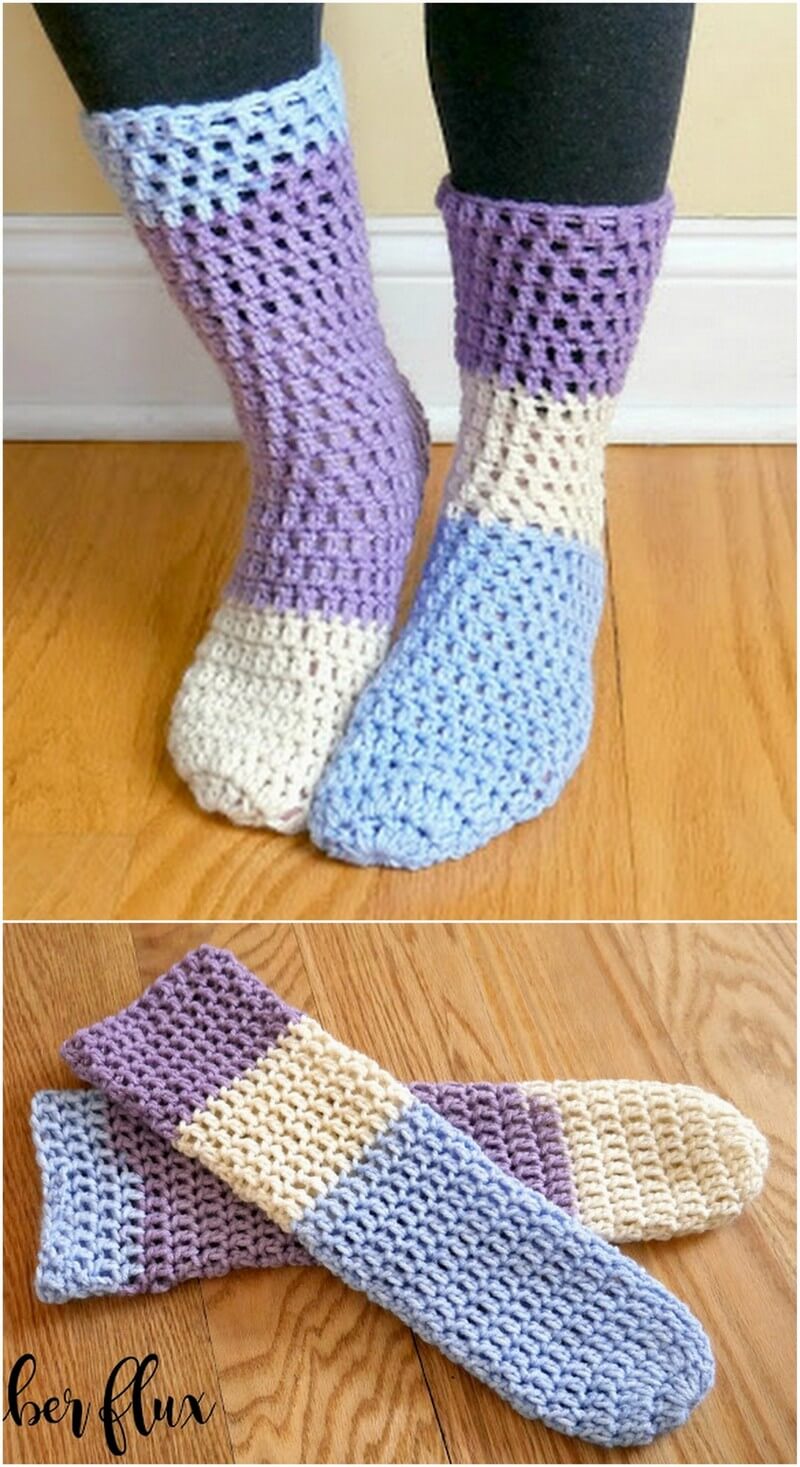 Crochet Slipper Pattern (1)