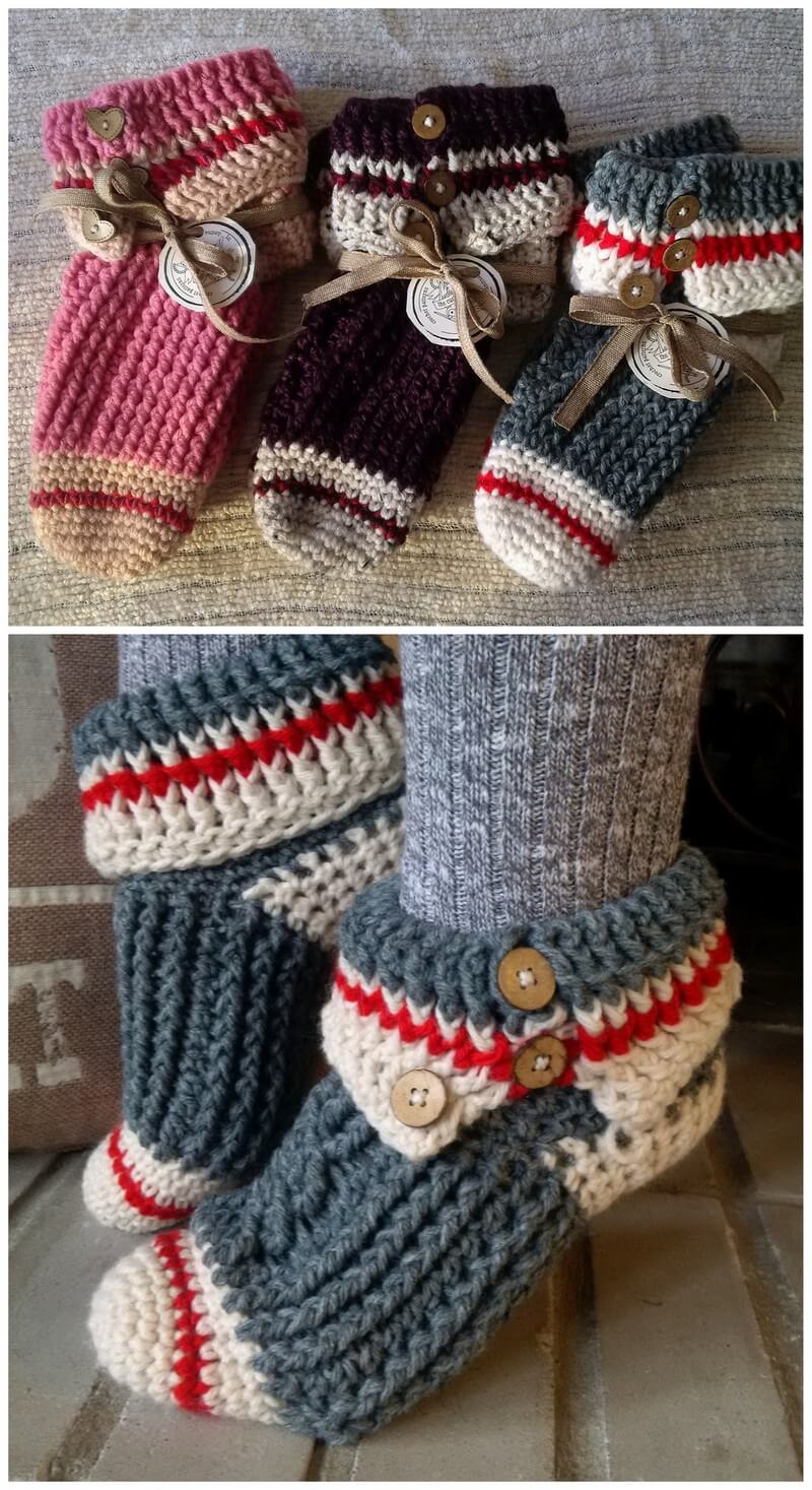 Crochet Slipper Pattern (43)