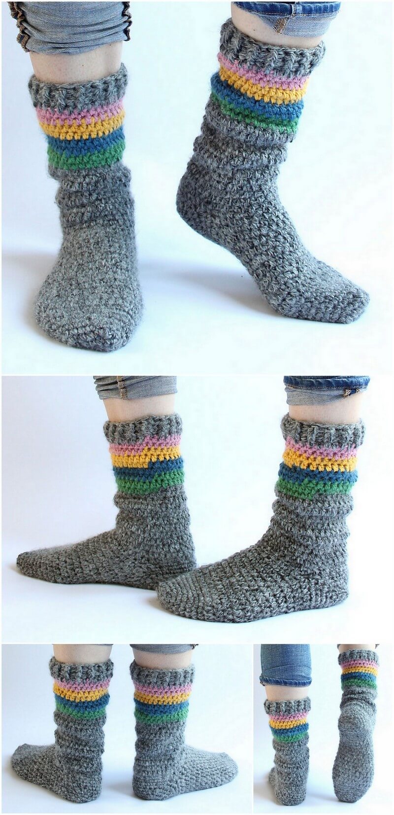 Crochet Slipper Pattern (5)