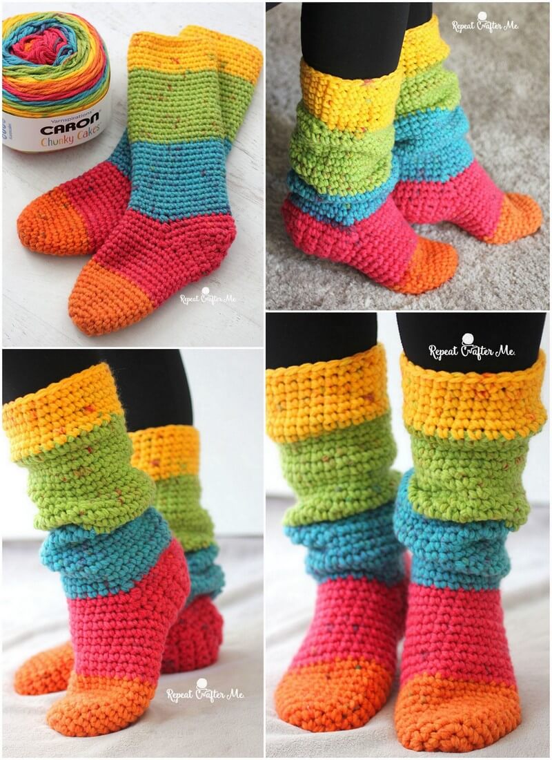Crochet Slipper Pattern (52)