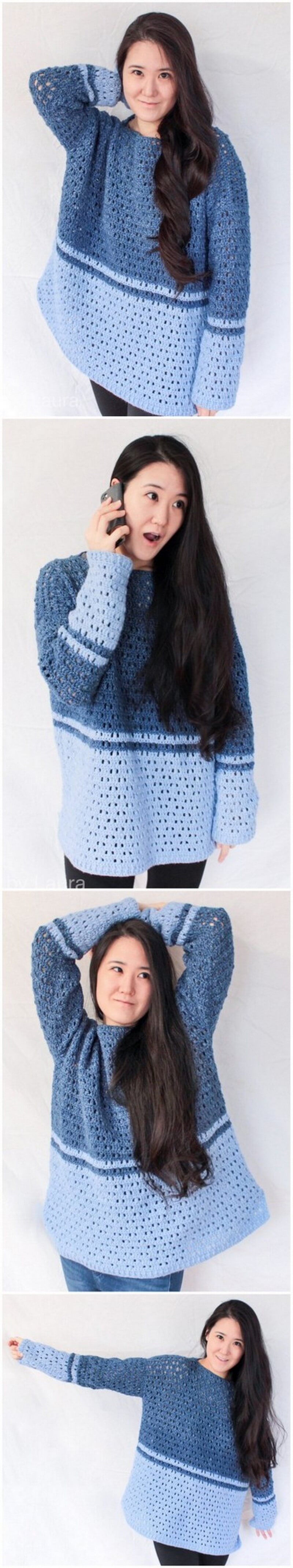Crochet Sweater Pattern (25)