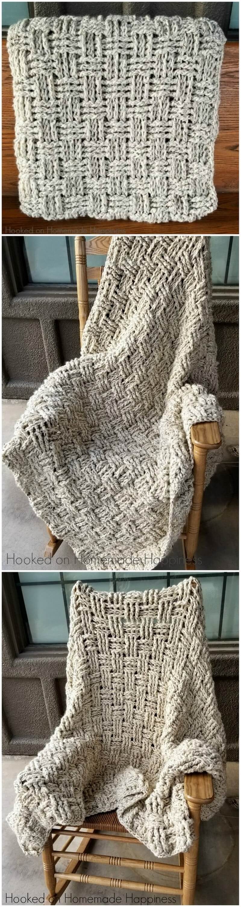 Easy Crochet Blanket Pattern (11)